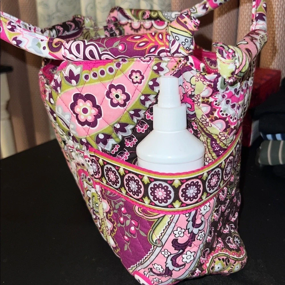 Vera Bradley Fuchsia and Plum Floral Design